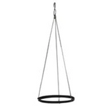 Ronda 2320 Round Plastic Pot With Uri 1 Tier Hanging for Home & Garden