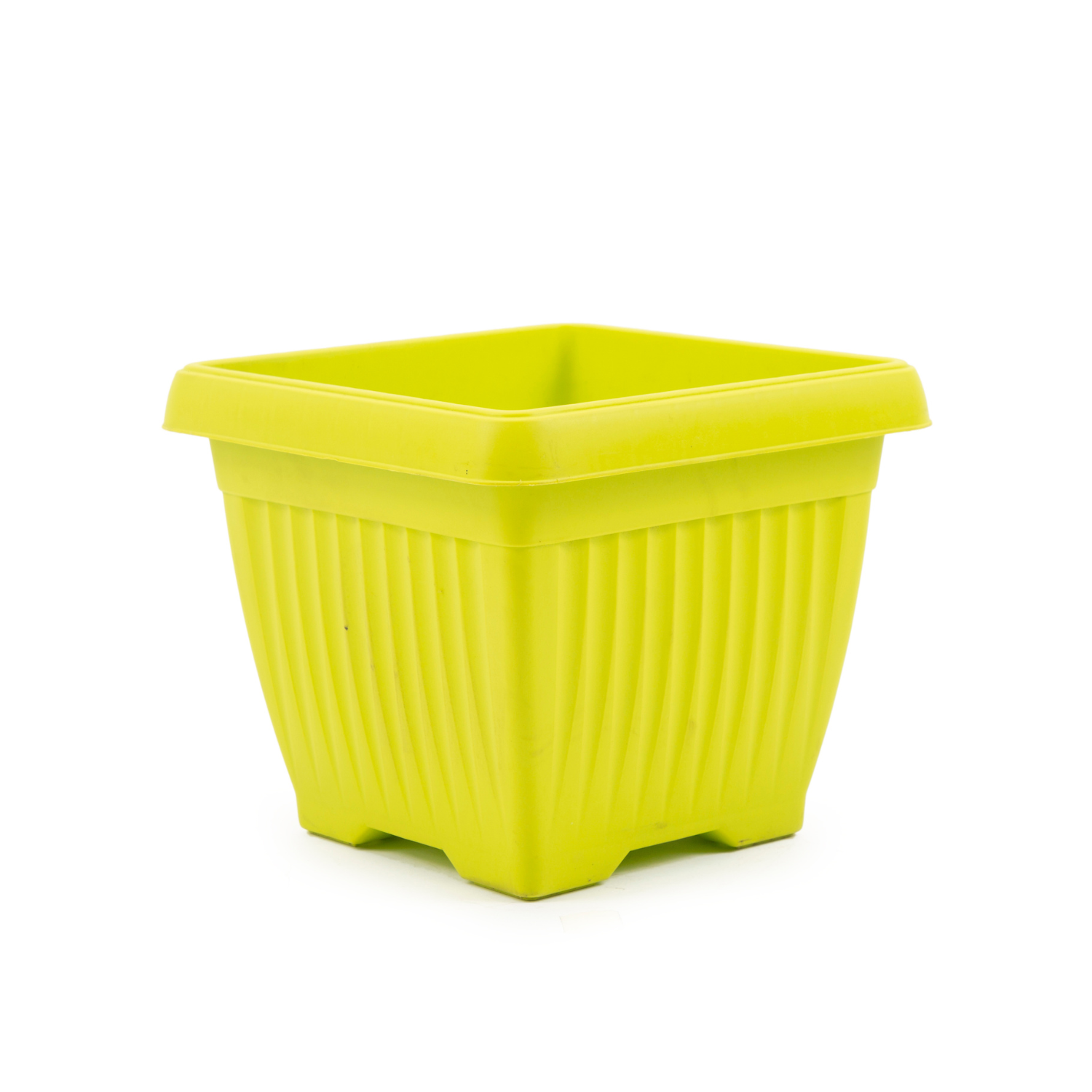 Hug A Plant |Bello Square 20CM Plastic Pot for Home & Garden (Pack of 1)