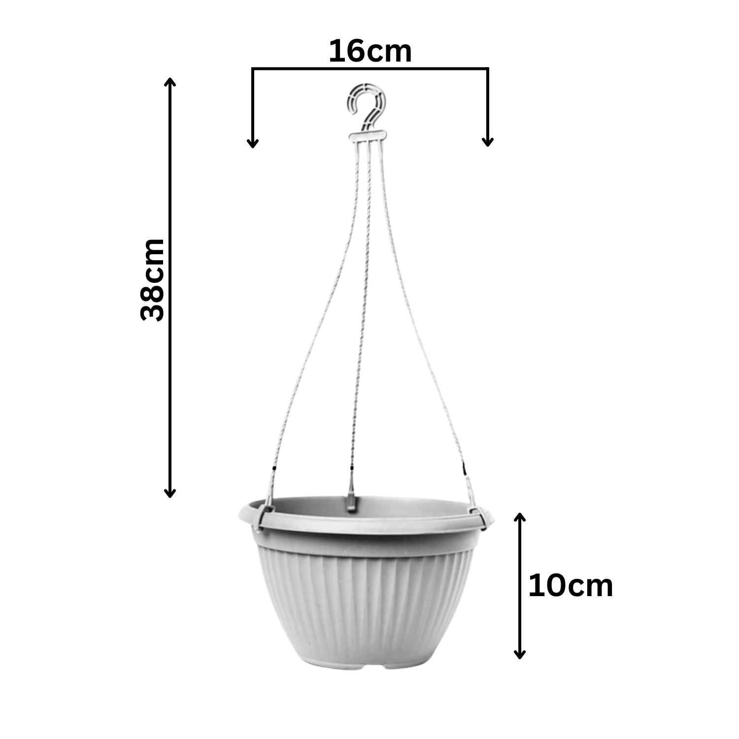 Hug A Plant Bello HB 16 Hanging Pot For Home & Garden