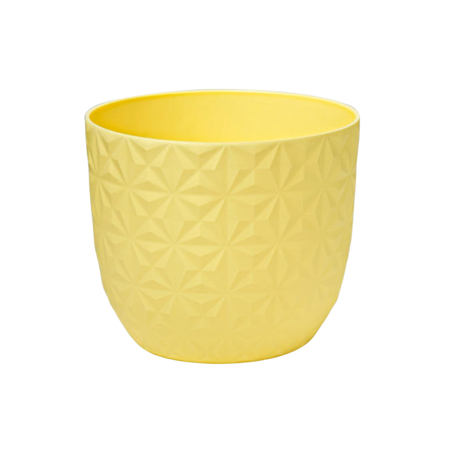 Verona Diamond Planter 14cm Round Plastic Pot For Home & Garden (14CM | 5.5INCH)