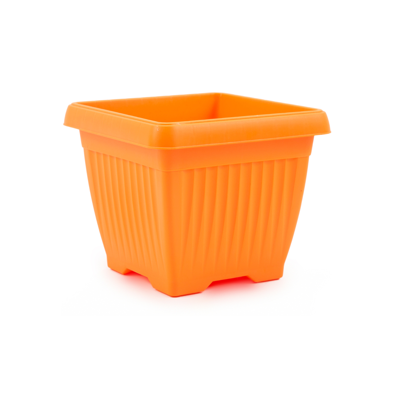 Hug A Plant |Bello Square 20CM Plastic Pot for Home & Garden (Pack of 1)