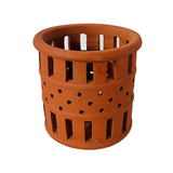 Orchid Terracotta Planter Grill Round