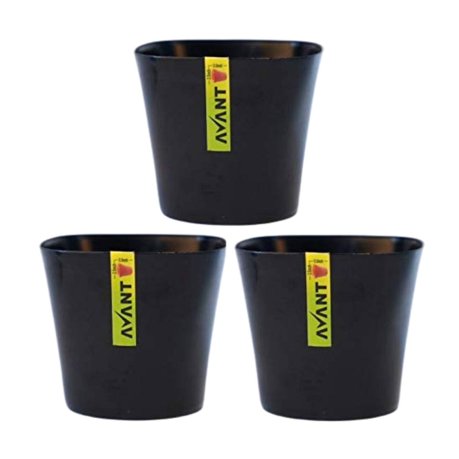 Hug A Plant Zen Pot (0.5L) Black colour for Home & Garden