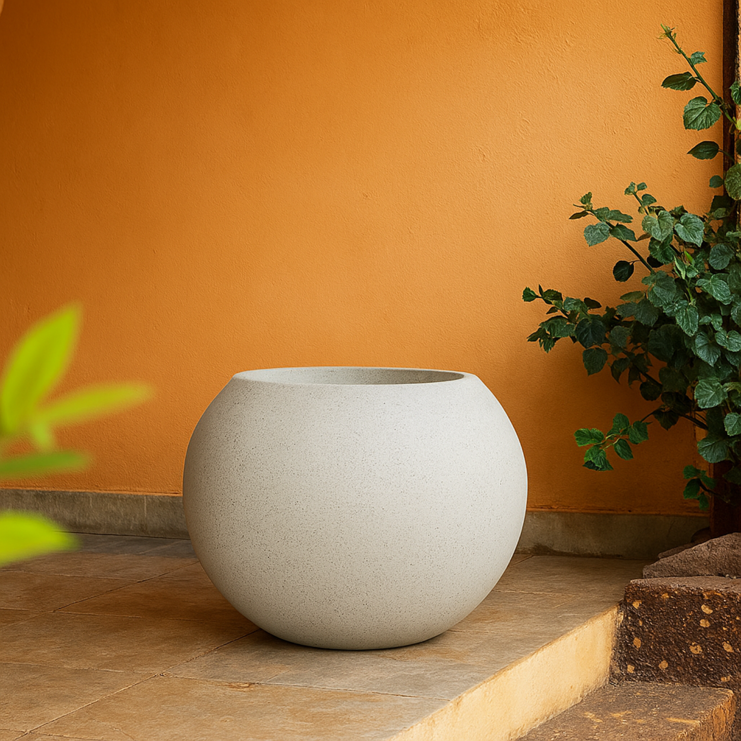 Globe Rotomolded Pots  for Home & Garden (Pack of 1)