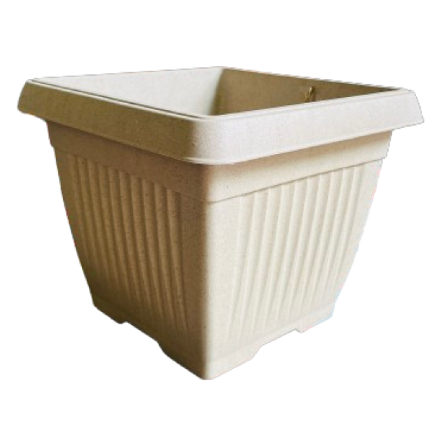 Bello Square Eco Planter 30CM Plastic Pot for Home & Garden (30CM | 11INCH)