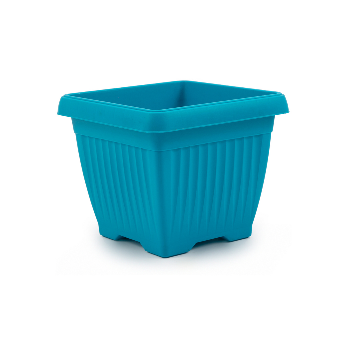 Hug A Plant |Bello Square 20CM Plastic Pot for Home & Garden (Pack of 1)