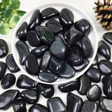 Black Polished Pebbles for Decoration |Garden|Table|Terrariums| Home Decor|Vase Fillers