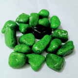 Green Painted Pebbles for Decoration |Garden|Table|Terrariums| Home Decor|Vase Fillers