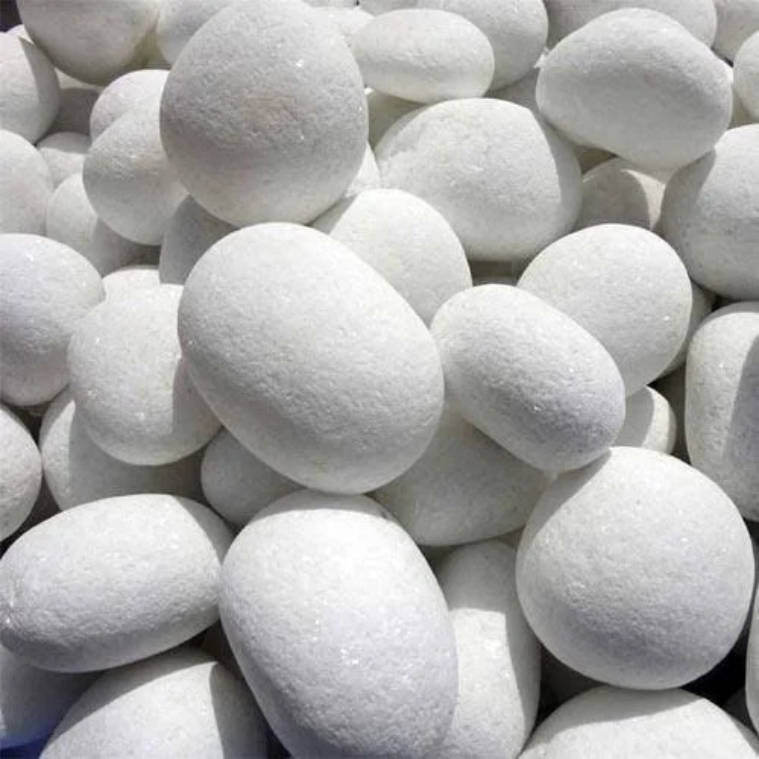 White Unpolished Pebbles for Decoration |Garden|Table|Terrariums| Home Decor|Vase Fillers