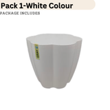 Hug A Plant Flora White colour pot (7ltr)for Home & Garden