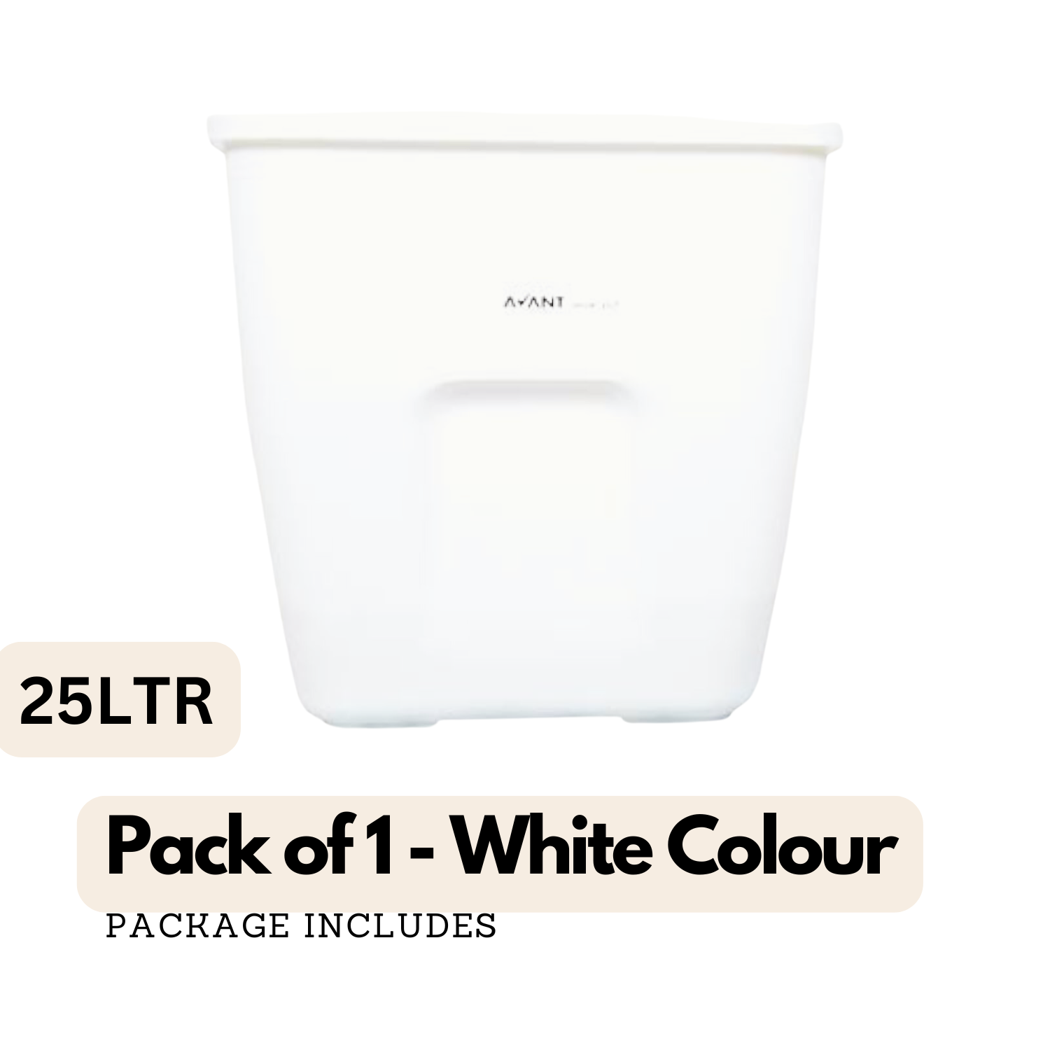 Hug A Plant | Smart Pot 25 litre Self-watering White Pot for Home & Garden