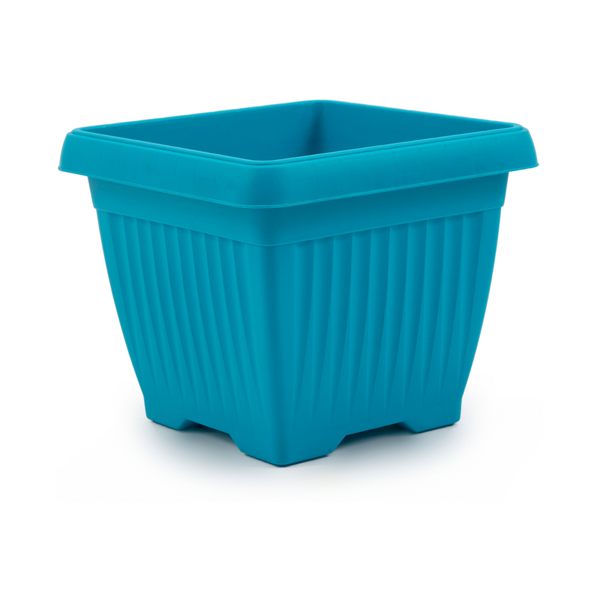 Hug A Plant | Bello Square 25CM Plastic Pot for Home & Garden (Pack of 1)