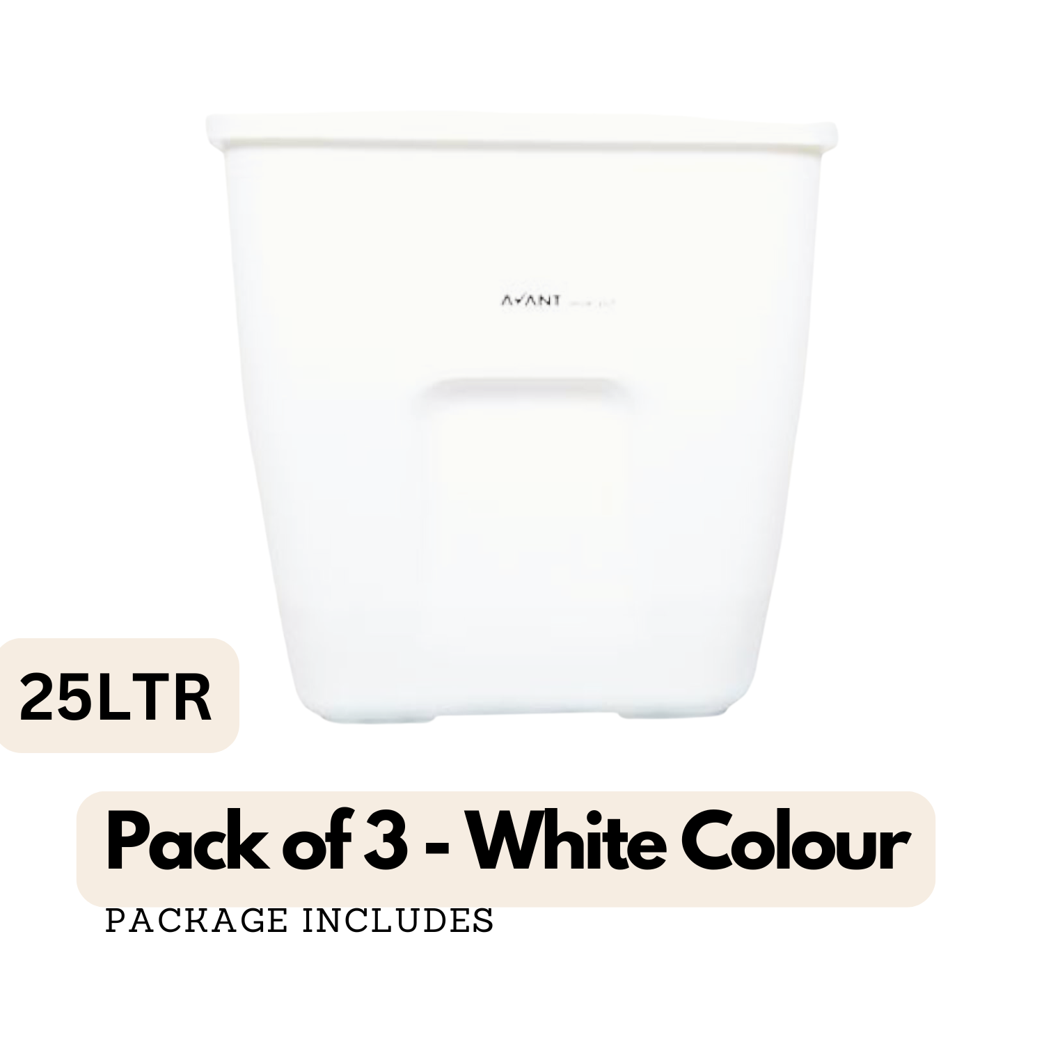 Hug A Plant | Smart Pot 25 litre Self-watering White Pot for Home & Garden