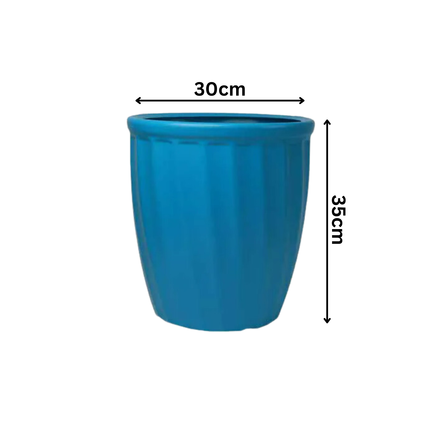 Kyiv Planter Round Plastic Pot for Home & Garden Decor