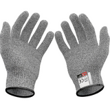 Cut Resistant Hand Gloves | Anti Cutting Cut Resistant Hand Safety Gloves, Cut-Proof Hand Safety, Level 5 Protection - Kitchen, Gardening Care, Industrial (Free Size, Grey)
