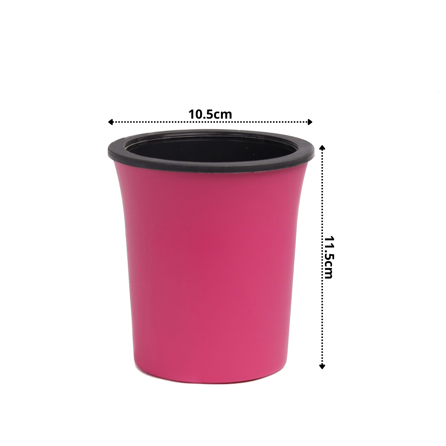 Hug A Plant | Oslo 10.5cm Round Plastic Pots with Inner for Home & Garden