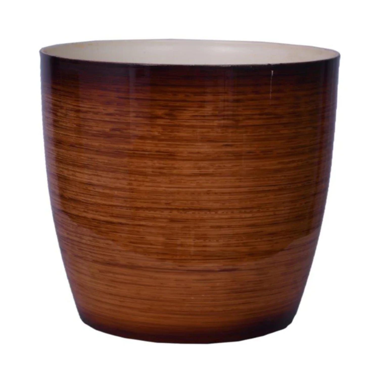 Ronda 1412 Round Plastic Pot (Ceramic Finish) (Without Self-Watering Kit)