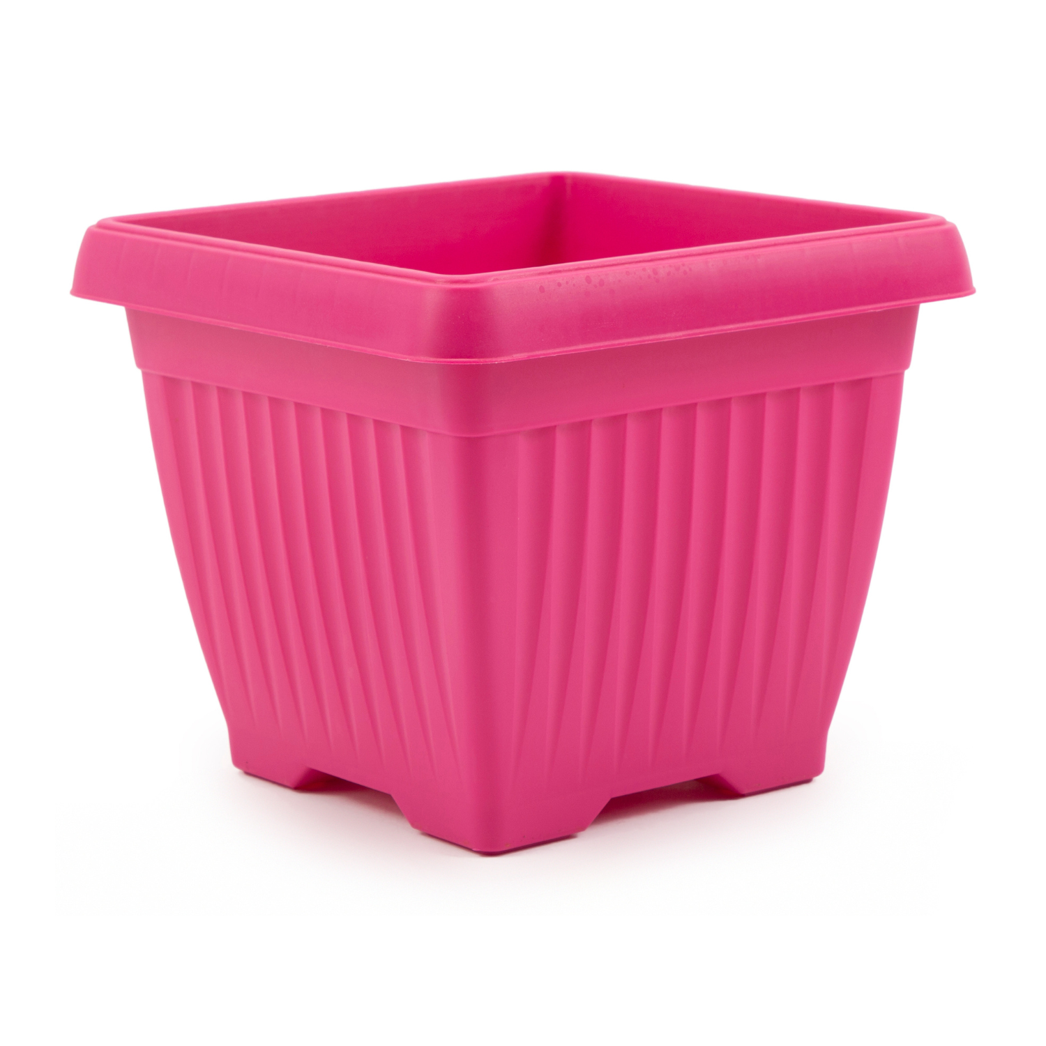 Hug A Plant | Bello Square 25CM Plastic Pot for Home & Garden (Pack of 1)