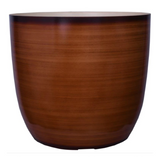 Ronda 2926 Ceramic Finish Round Plastic Pot (Without Self-Watering Kit)
