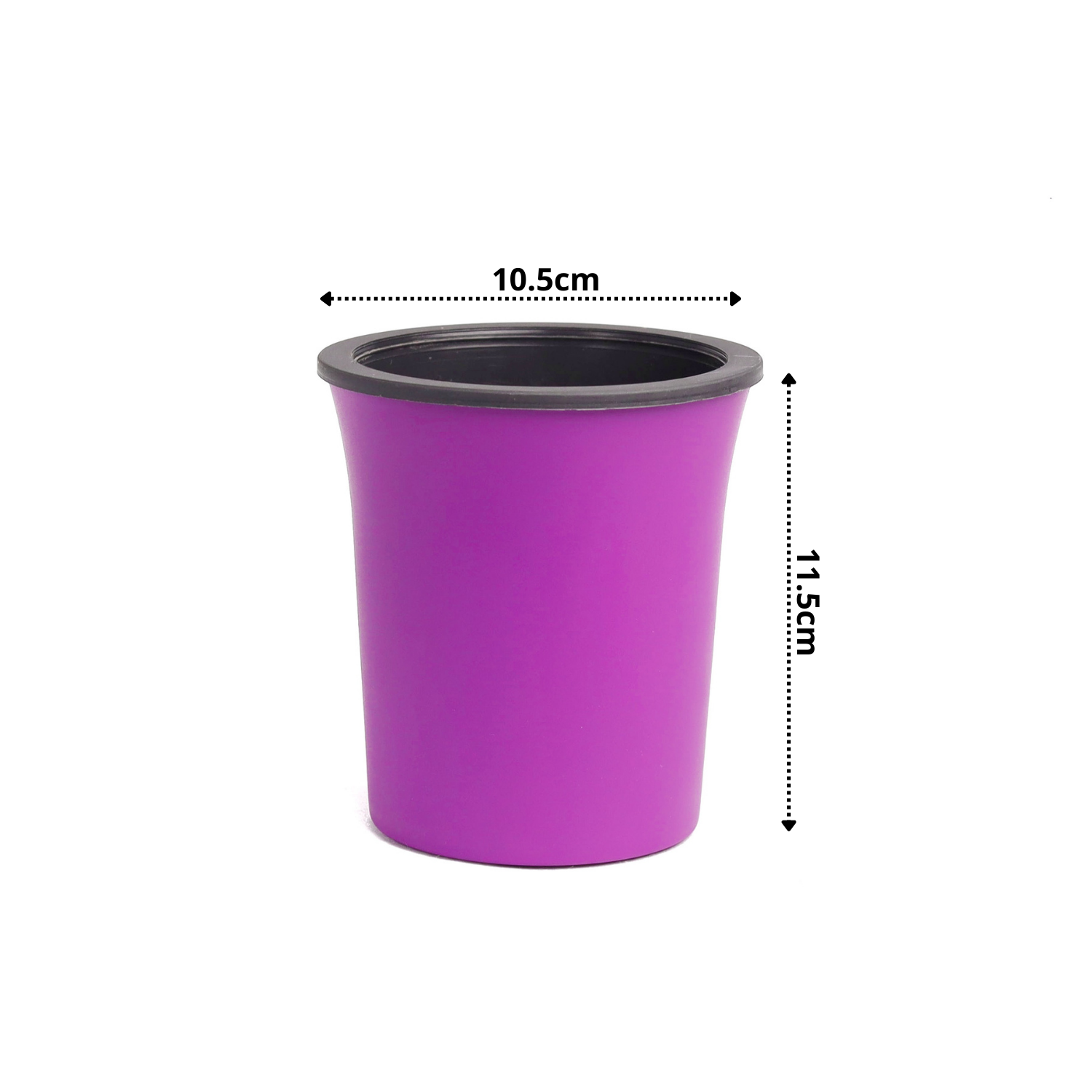 Hug A Plant | Oslo 10.5cm Round Plastic Pots with Inner for Home & Garden