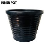 TN 37cm Round Planter With inner For Home | Office | Indoor Garden | Home& Garden