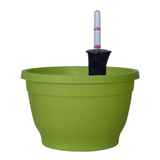 Tuka 25cm Round Plastic Pot With Self Watering Kit