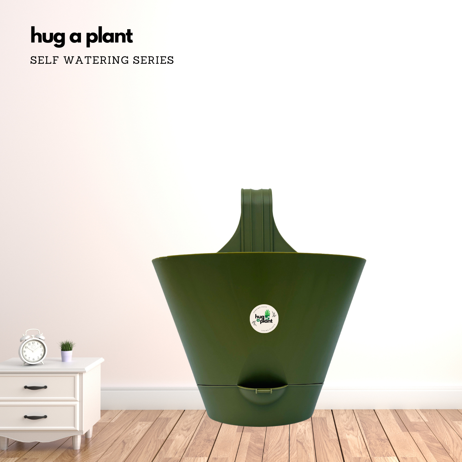 Hug A Plant Huka 22 cm Hook Pot For Home & Garden