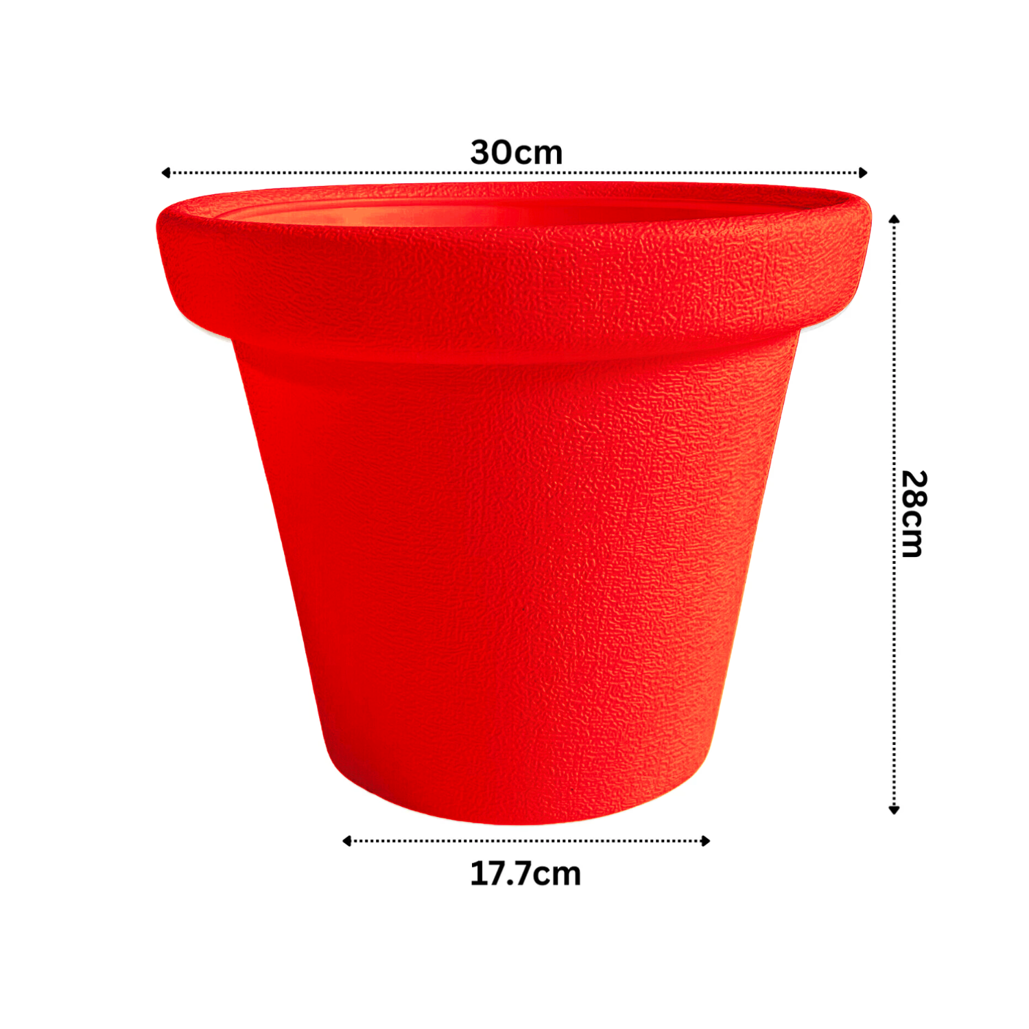 Sand Pot Round Plastic for Home & Garden (30CM|12 INCH)