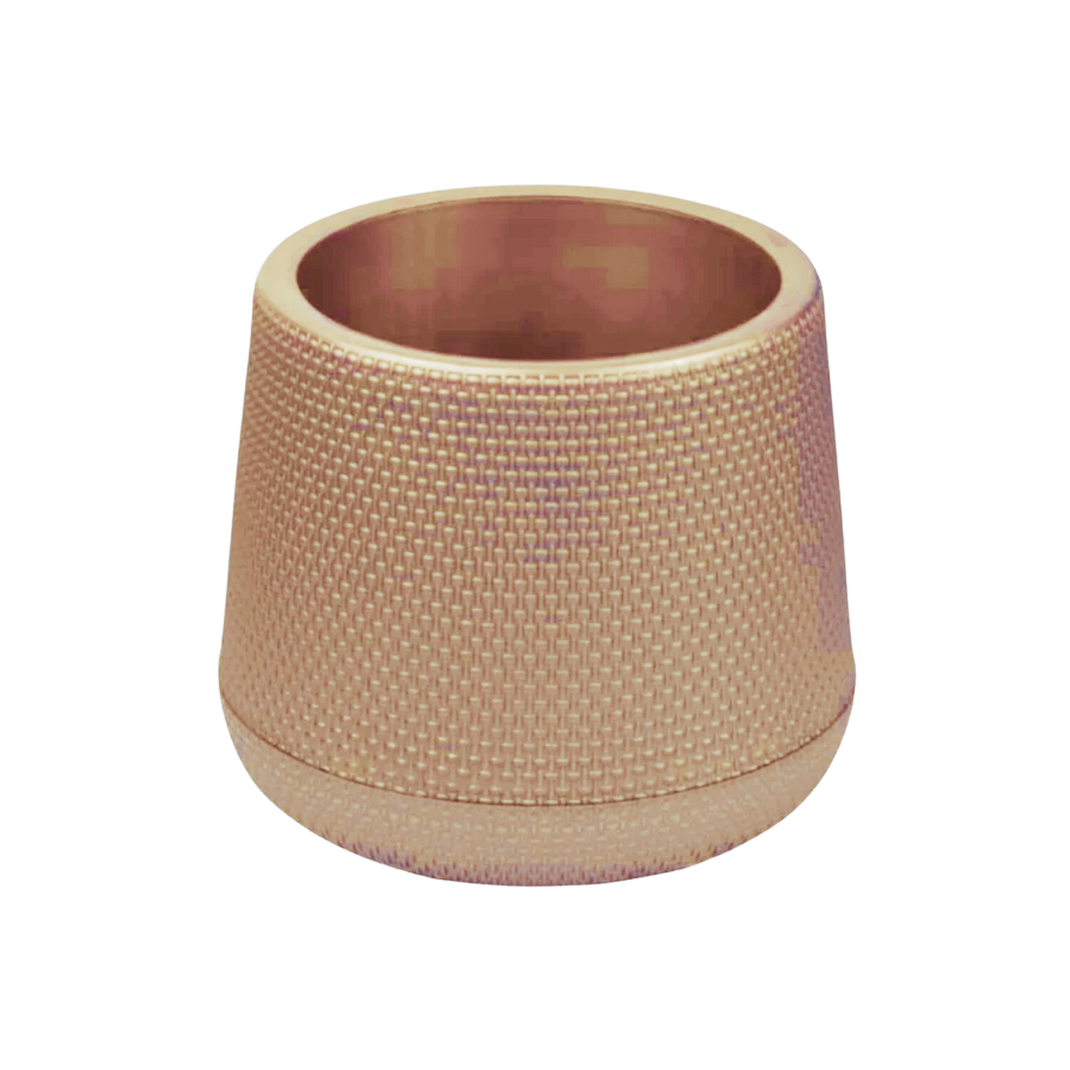 Mudkuda Golden Round Plastic Pot for Home & Garden