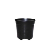 6 Inch Gro Pro Black Plastic Pot for Home & Garden