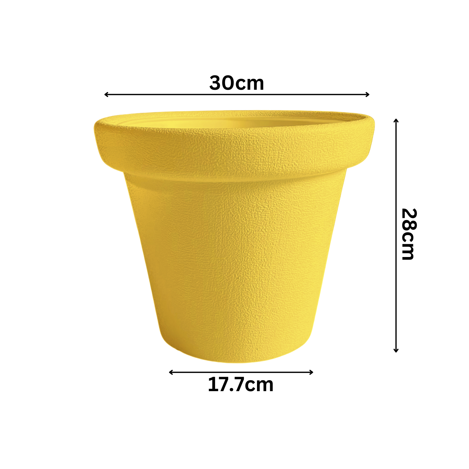 Sand Pot Round Plastic for Home & Garden (30CM|12 INCH)