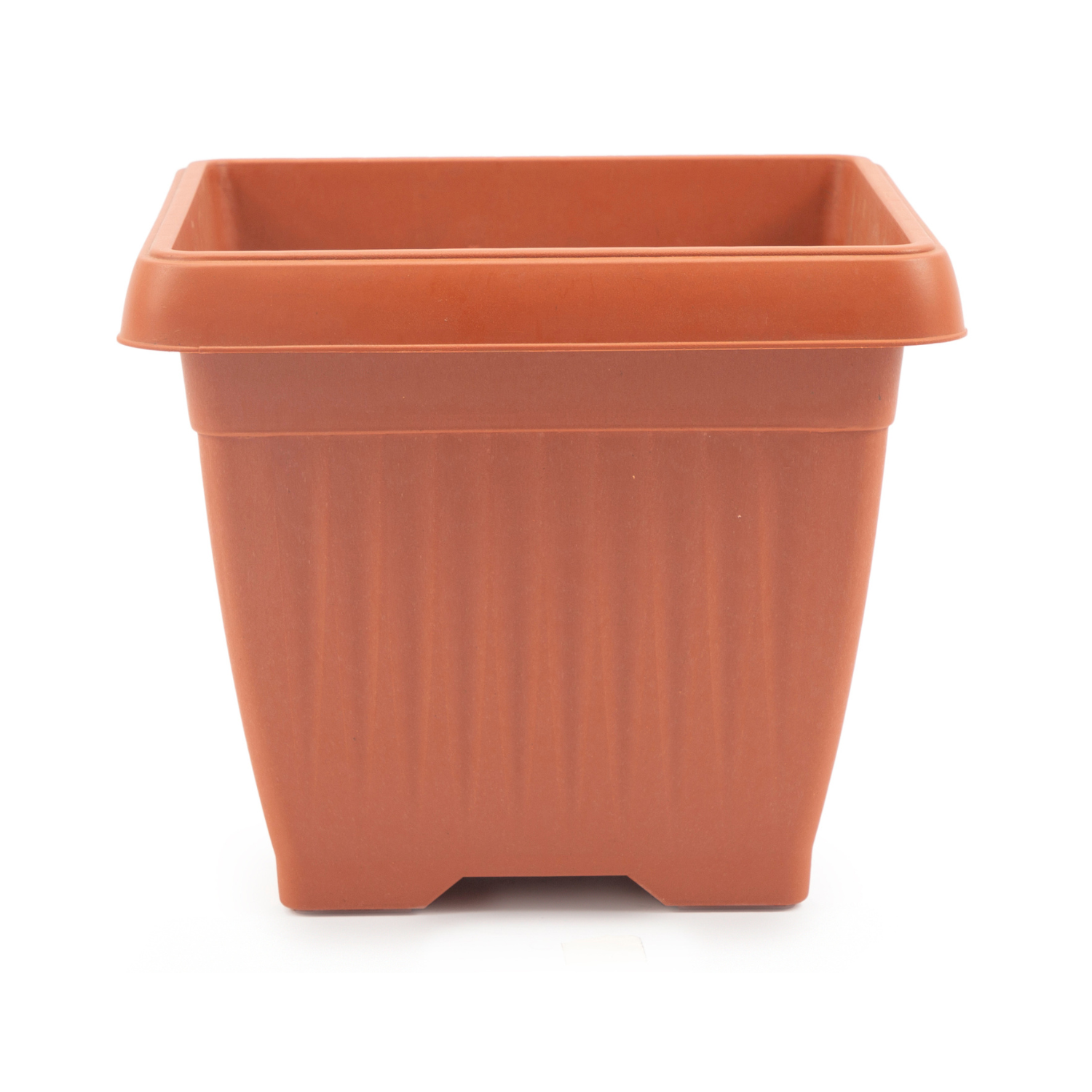 Hug A Plant | Bello Square 25CM Plastic Pot for Home & Garden (Pack of 1)