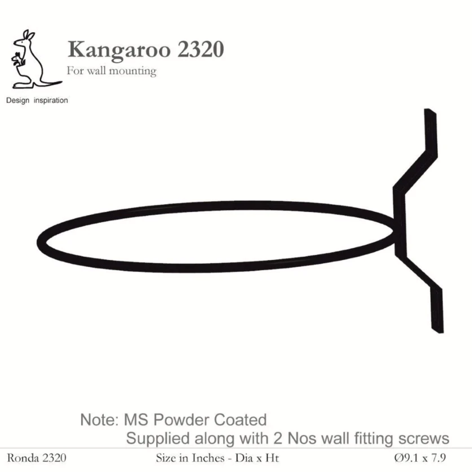 Kangaroo Wall Mounting For Ronda 2320