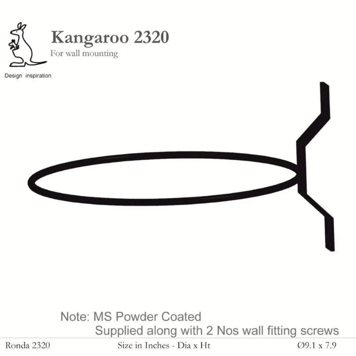 Kangaroo Wall Mounting For Ronda 2320