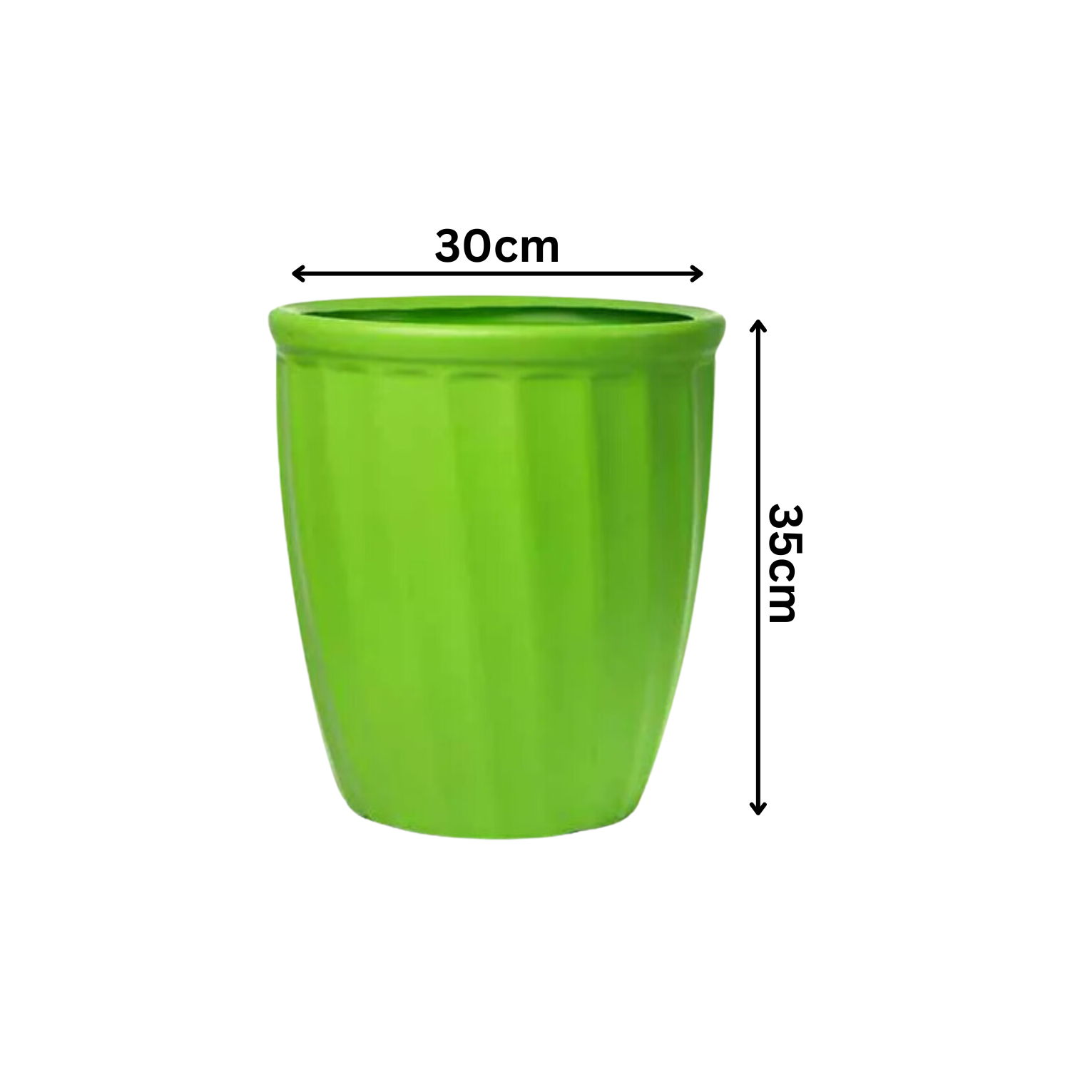 Kyiv Planter Round Plastic Pot for Home & Garden Decor
