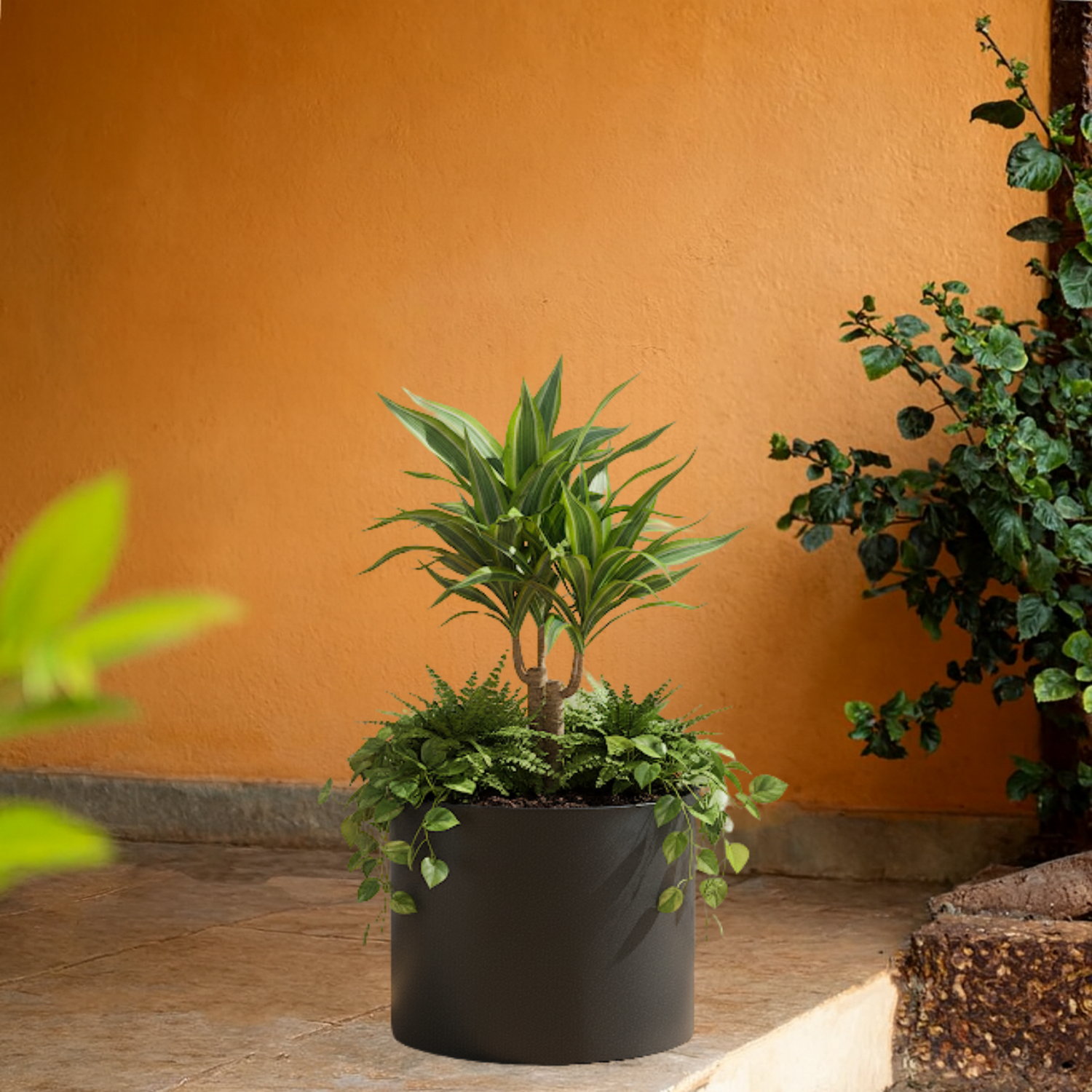 Dora Rotomolded  Pot for Home & Garden (Pack of 1)