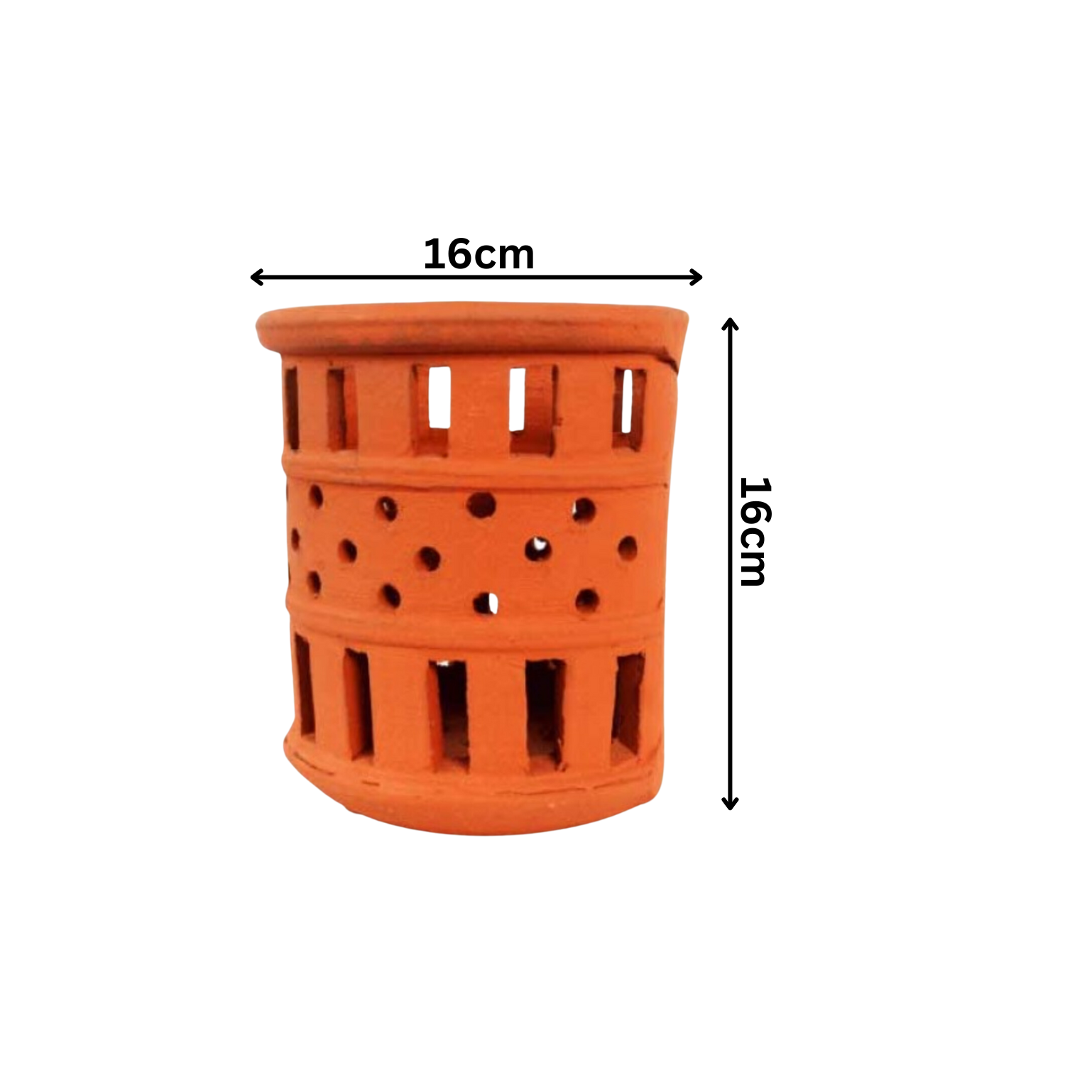 Orchid Terracotta Planter Grill 16cm