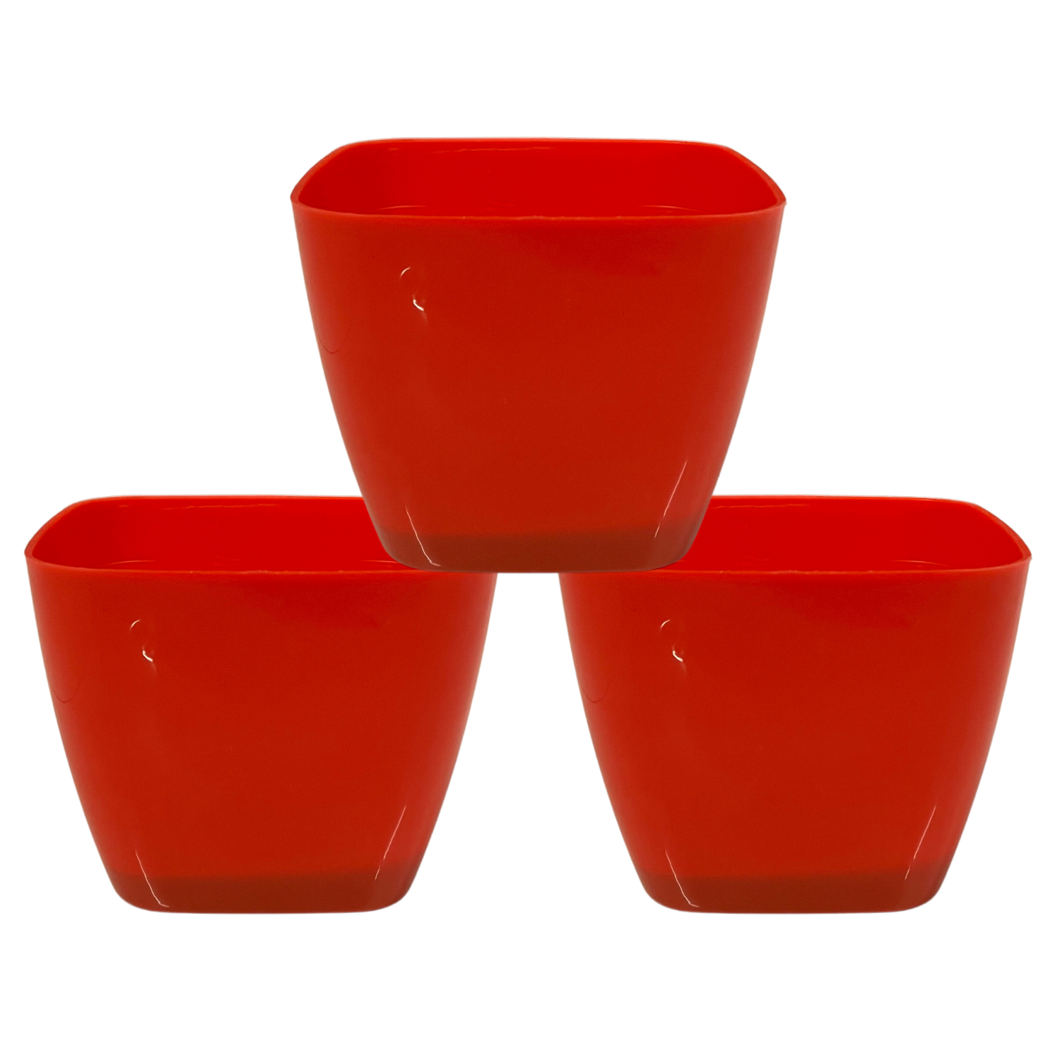 V2 14cm Square selfwatering Pot For Tabletop | Office | Indoor Garden | Home& Garden (5.5INCH | 14CM)