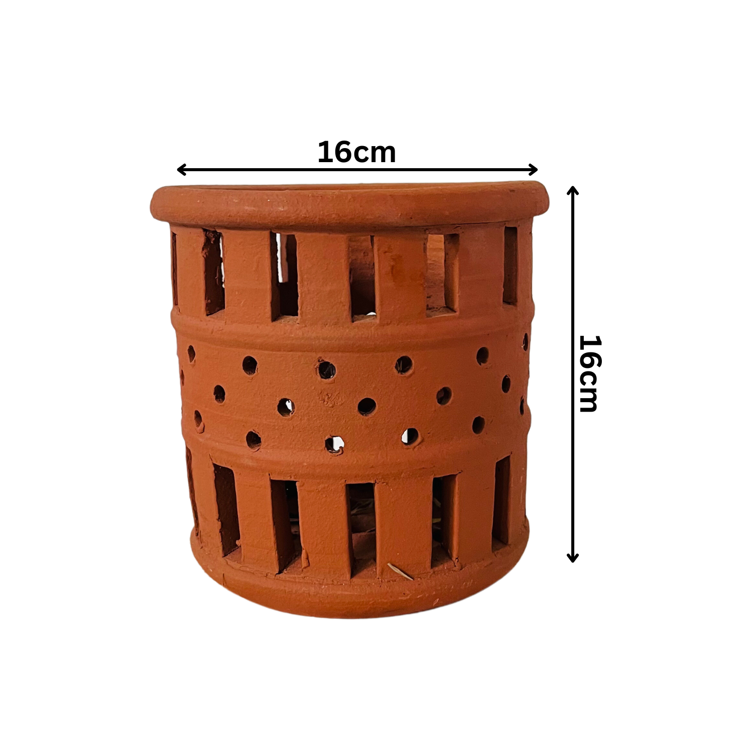 Orchid Terracotta Planter Grill Round