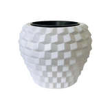 Pixel Pot | Round Pot With inner For Tabletop | Office | Indoor Garden | Home& Garden