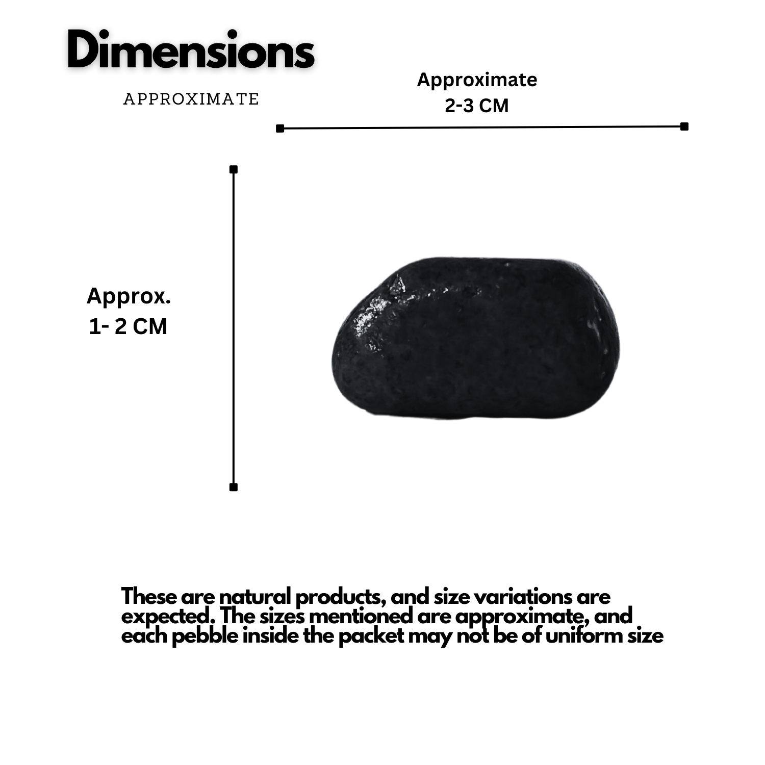 Black Painted Pebbles for Decoration |Garden|Table|Terrariums| Home Decor|Vase Fillers