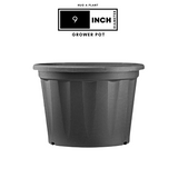 9 Inch Grower Plastic Pot Black