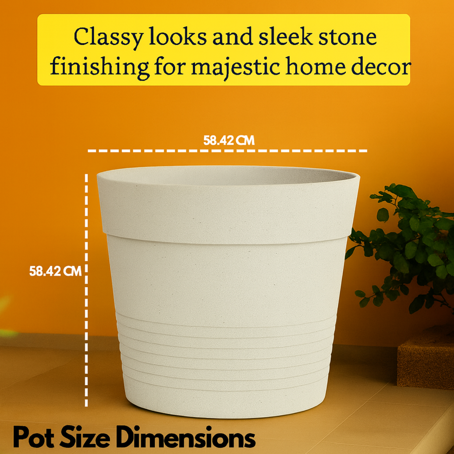 Fruit Rotomolded Pots for Home & Garden (Pack of 1)
