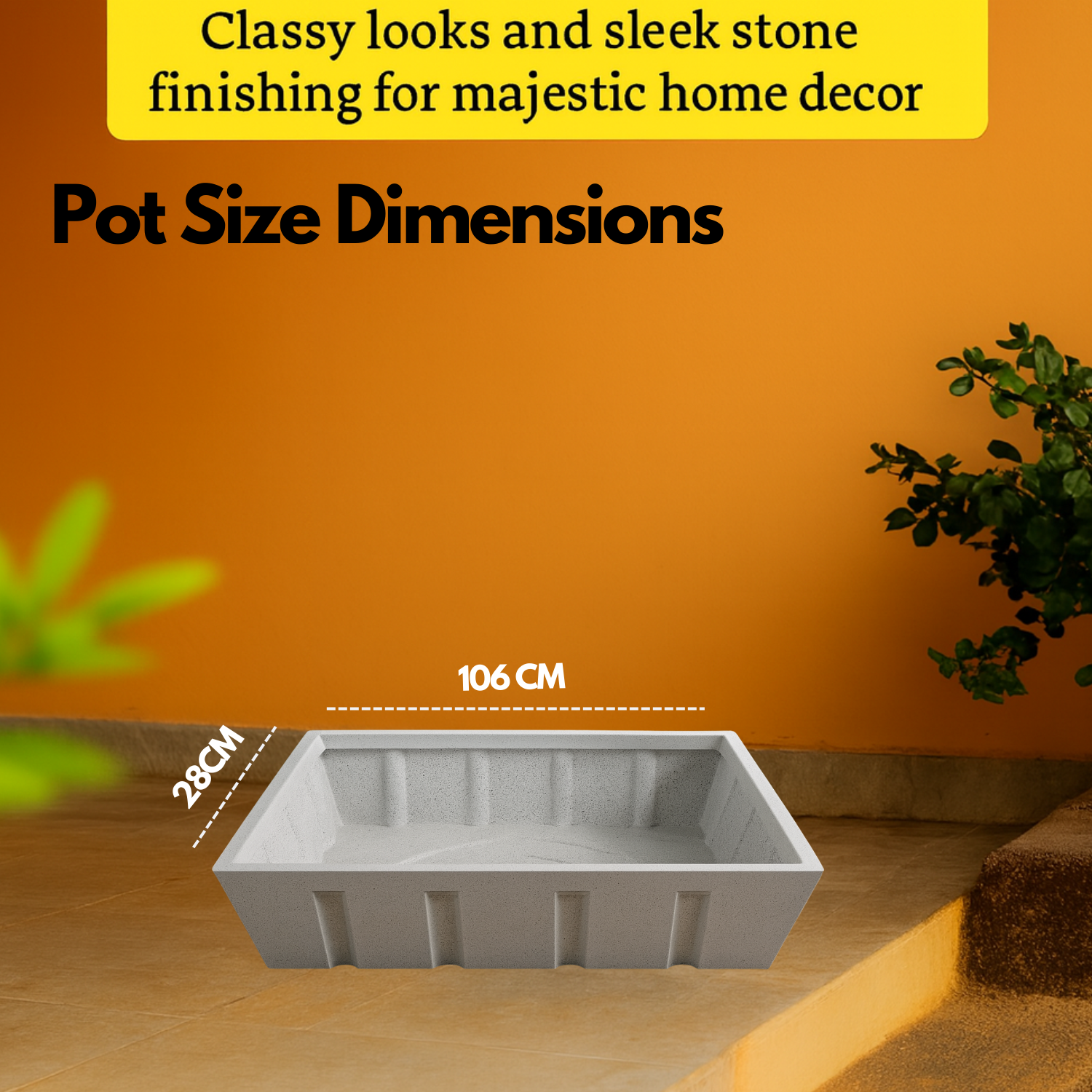 Kitchen Garden Planter Rotomolded Pots for Home & Garden (Pack of 1)