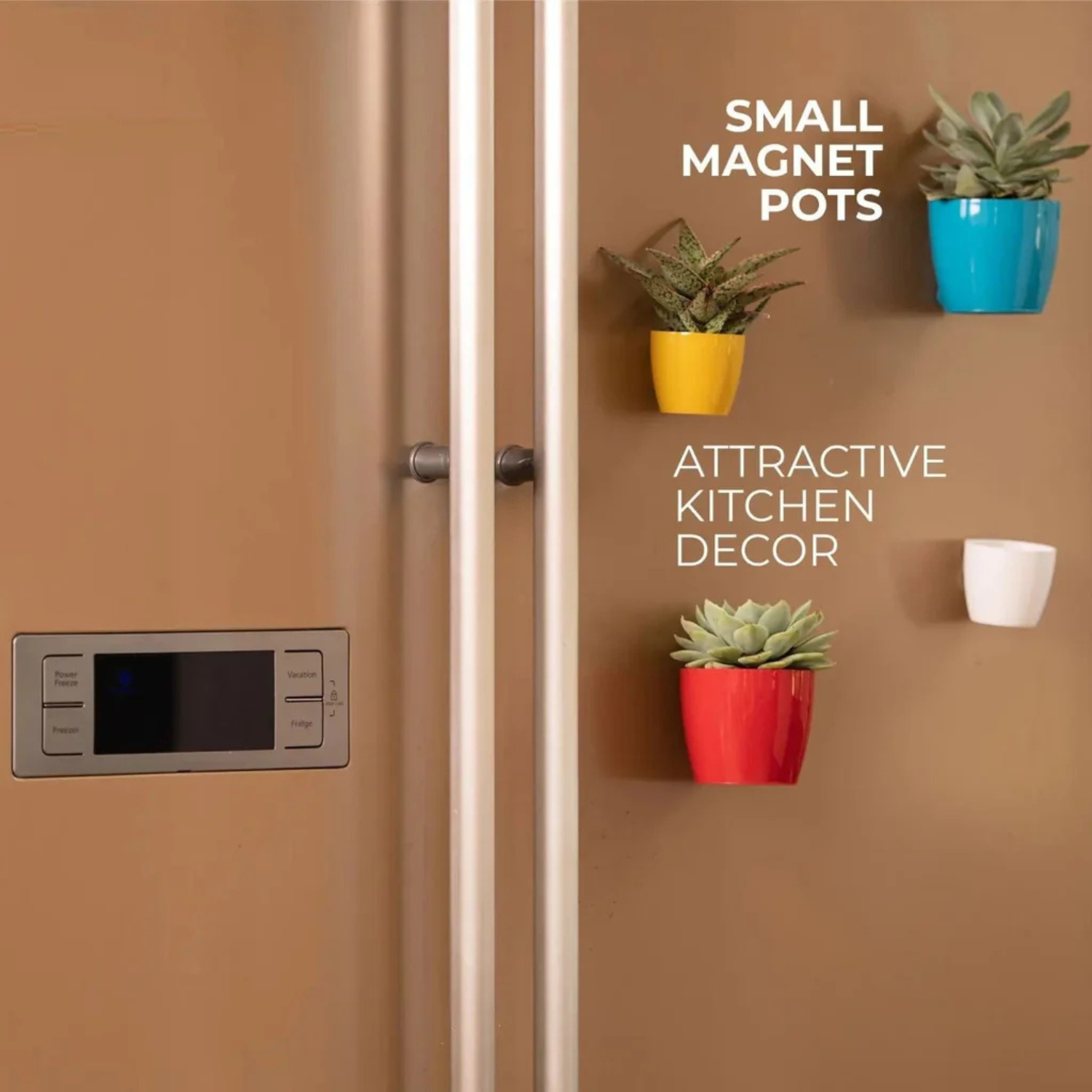 Valencia Magnet Small Plastic Pot to Create Vibrant  Spaces