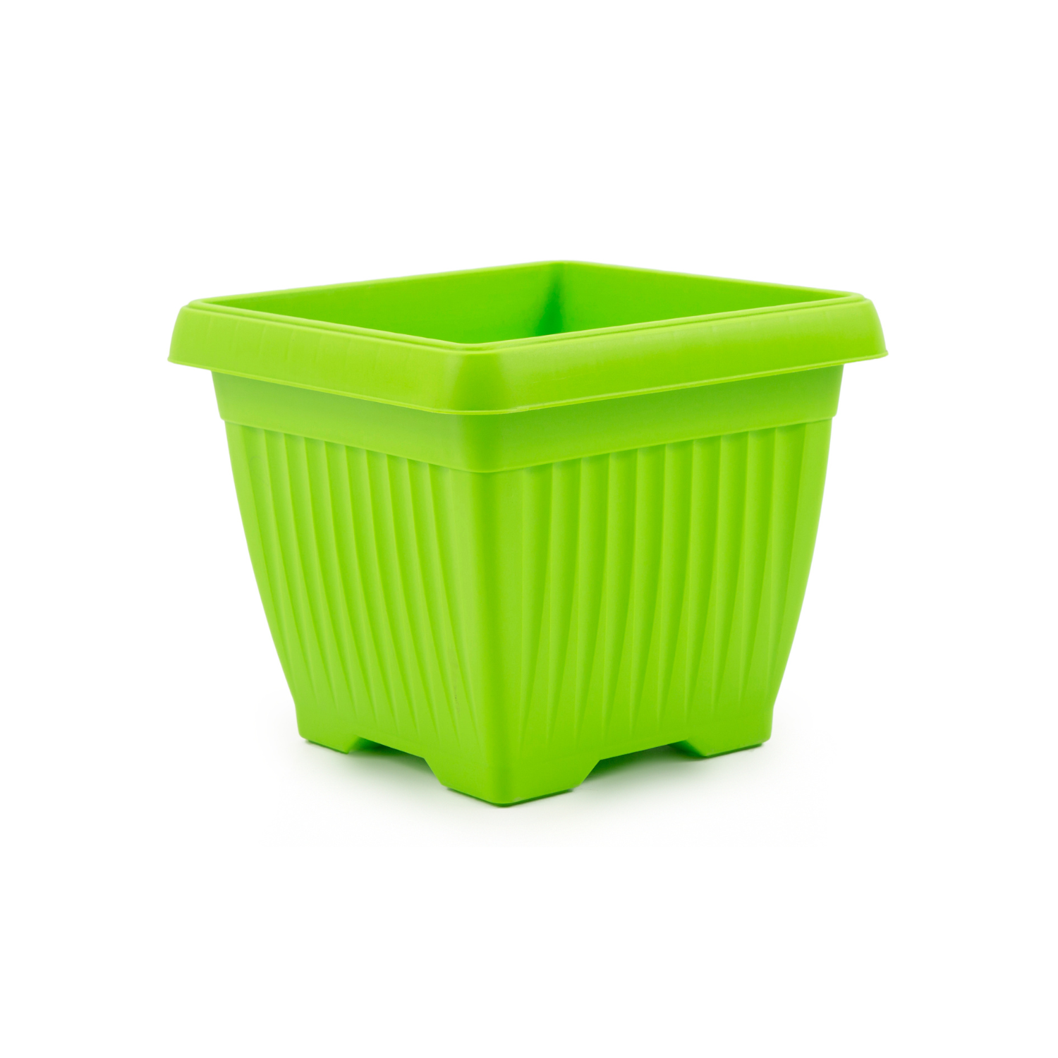 Hug A Plant |Bello Square 20CM Plastic Pot for Home & Garden (Pack of 1)