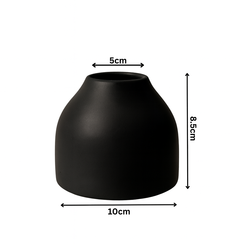 Designer Ceramic Pot (Matt Finish,Small) for Home & Indoor Plant Decor