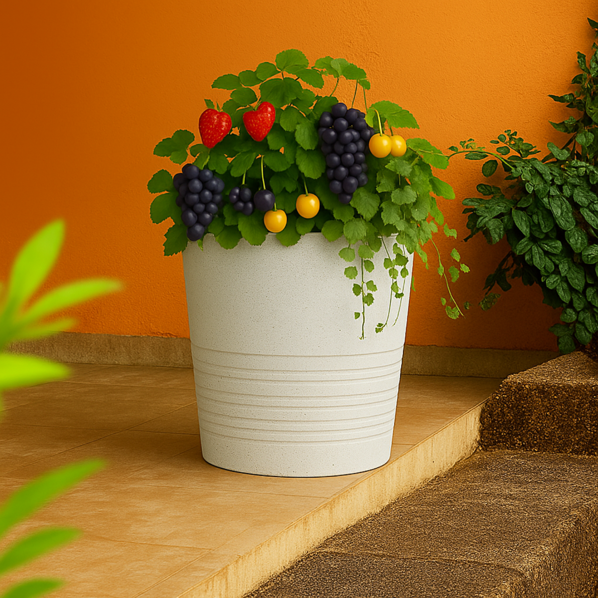 Fruit Rotomolded Pots for Home & Garden (Pack of 1)