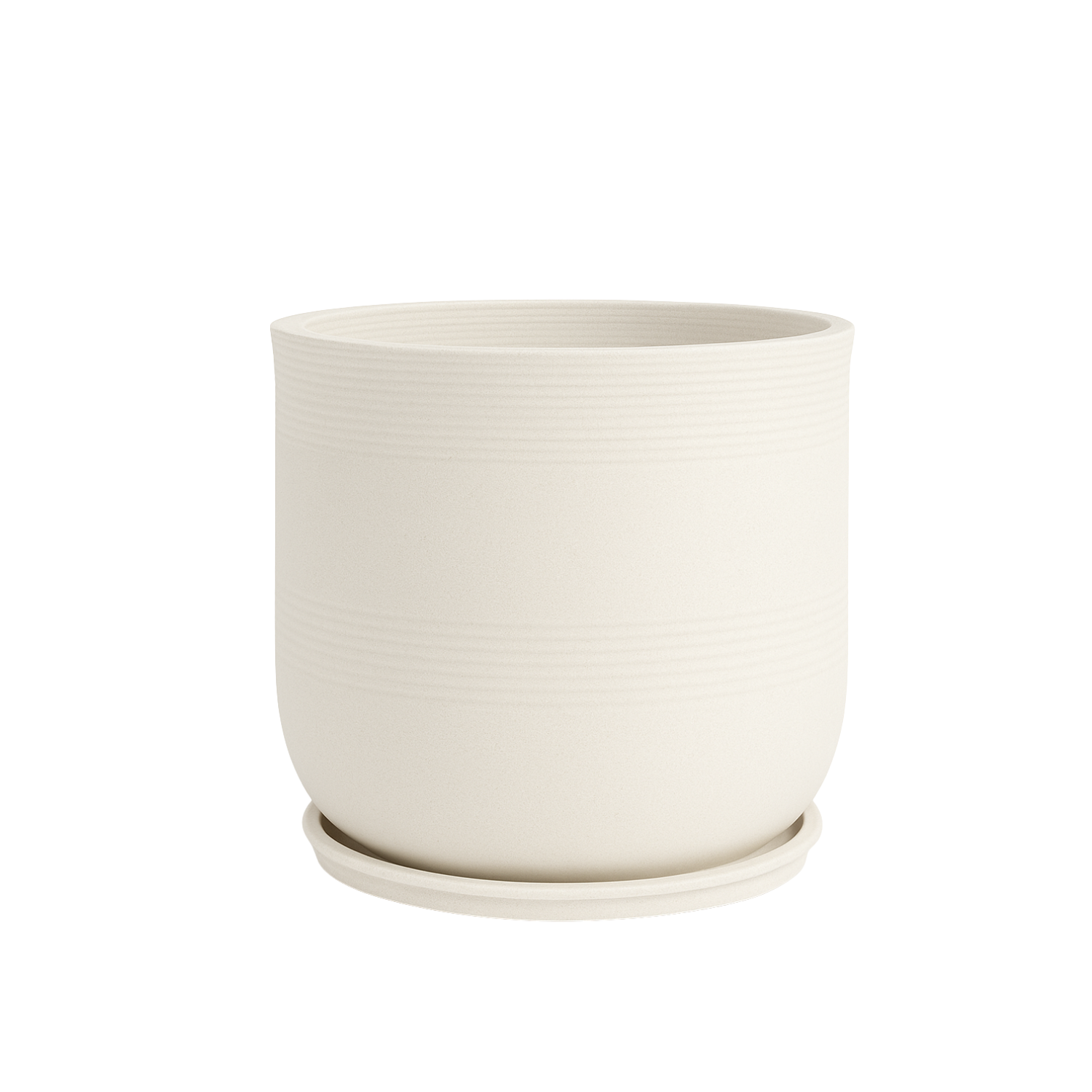 Mia Rotomolded  Pots And Tray for Home & Garden (Pack of 1)