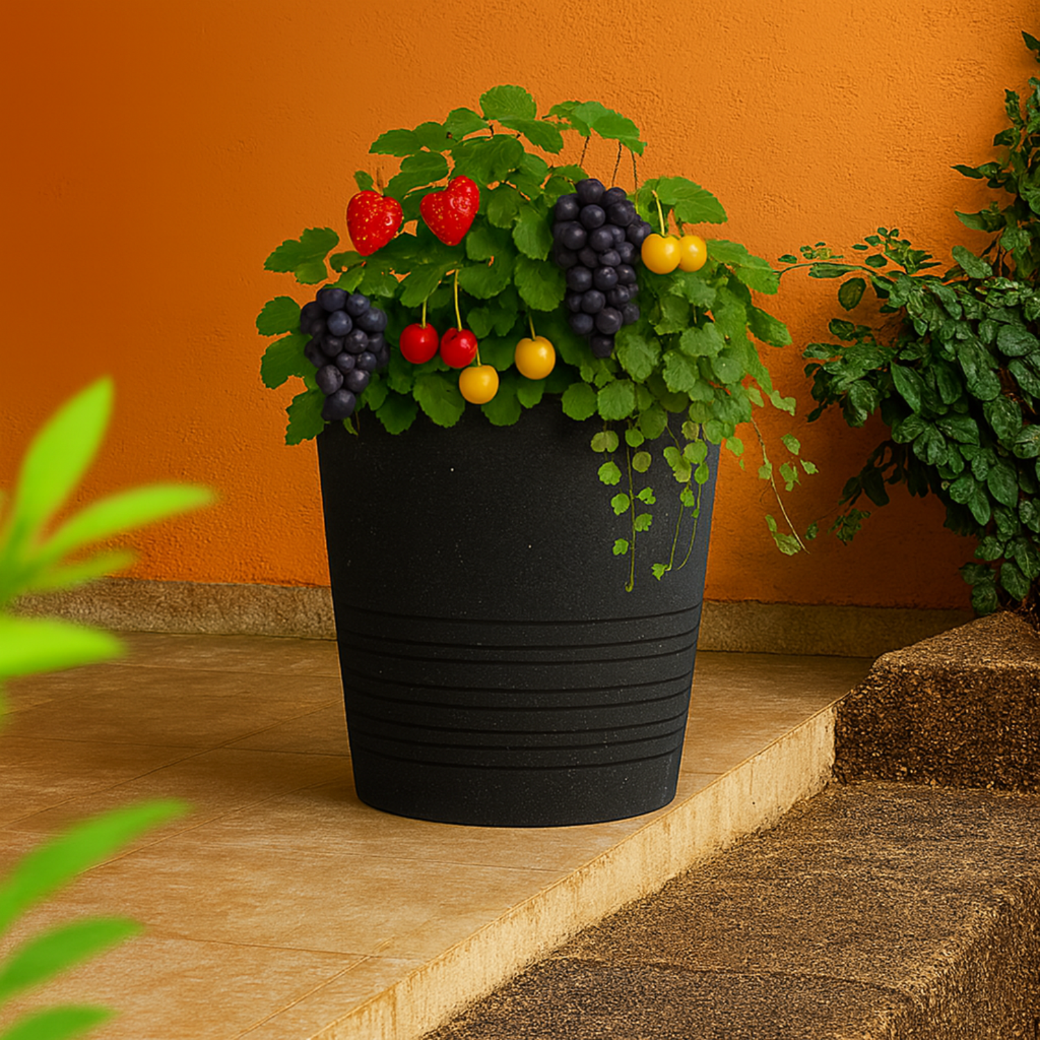 Fruit Rotomolded Pots for Home & Garden (Pack of 1)